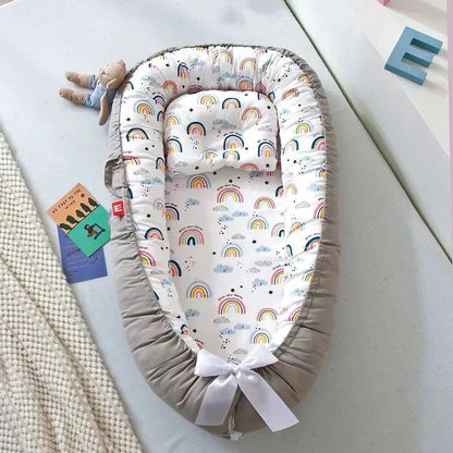 Berceau Bébé - NidPortableBébé™ - Arc En Ciel - Mombebebrave.com