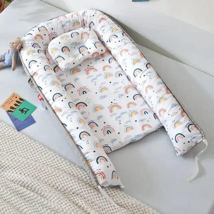 Berceau Bébé - NidPortableBébé™ - Arc En Ciel - Mombebebrave.com