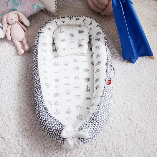 Berceau Bébé - NidPortableBébé™ - Couronne - Mombebebrave.com
